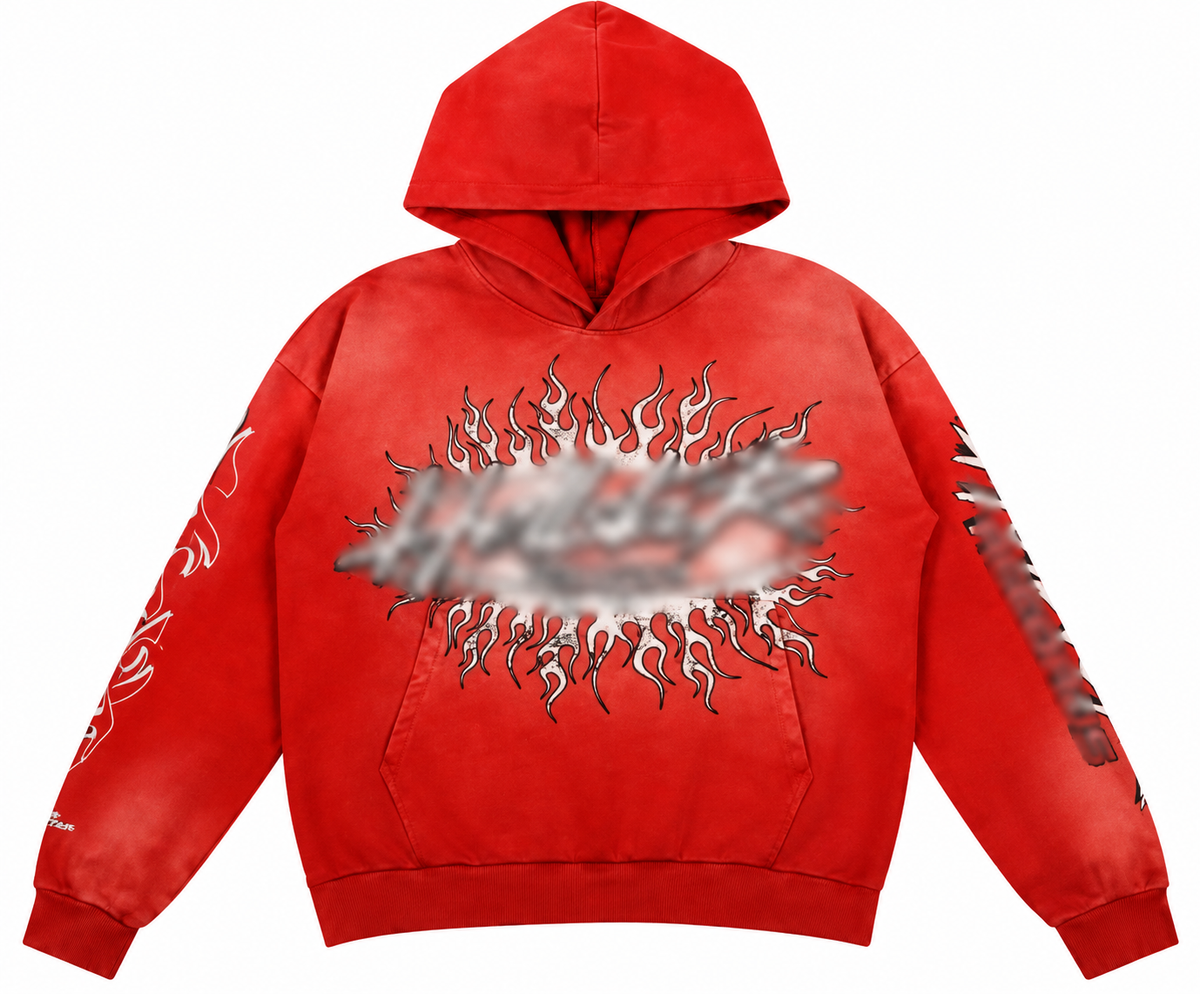 Red H3LLSTAR Hoodie