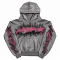 Grey/Pink H3LLSTAR Hoodie
